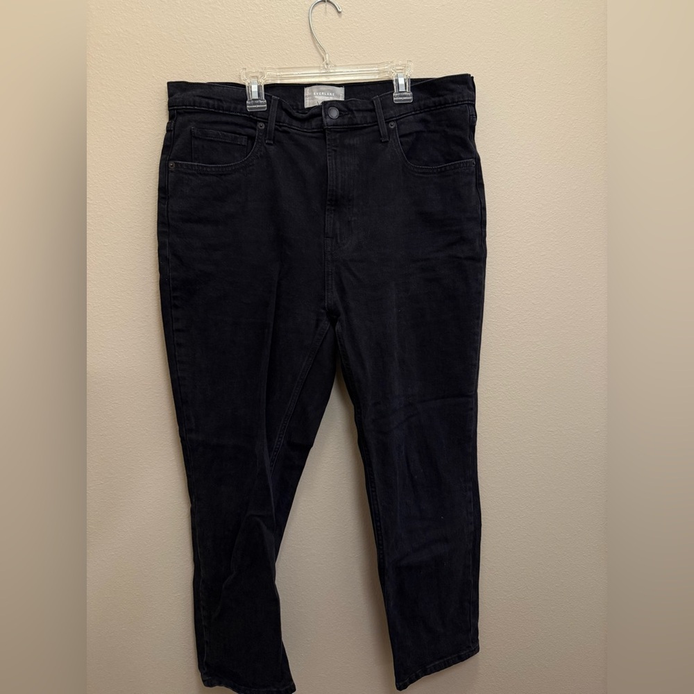 black everlane jeans “the original cheeky jean”
